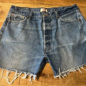 Levi's Blue Denim Women's Shorts